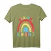 Kinder 3 Jahre alt Junge Mädchen Rainbow Regenbogen T-Shirt - Perfektes Geburtstagsoutfit & Geschenk für den 3. Geburtstag
