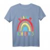 Kinder 3 Jahre alt Junge Mädchen Rainbow Regenbogen T-Shirt - Perfektes Geburtstagsoutfit & Geschenk für den 3. Geburtstag