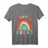 Kinder 3 Jahre alt Junge Mädchen Rainbow Regenbogen T-Shirt - Perfektes Geburtstagsoutfit & Geschenk für den 3. Geburtstag