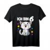 Kinder Ich bin 6 Jahre alt Katzen T-Shirt - Perfekt für den 6. Geburtstag, Kindergeburtstag & Überraschungsgeschenk für Mädchen