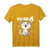 Kinder Ich bin 6 Jahre alt Katzen T-Shirt - Perfekt für den 6. Geburtstag, Kindergeburtstag & Überraschungsgeschenk für Mädchen