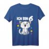 Kinder Ich bin 6 Jahre alt Katzen T-Shirt - Perfekt für den 6. Geburtstag, Kindergeburtstag & Überraschungsgeschenk für Mädchen