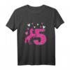 Süßes Pferd T-Shirt für 5-Jährige Mädchen – Perfektes Geburtstagsgeschenk & Outfit für den Kindergeburtstag