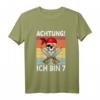 Kinder Achtung ich bin 7 Jahre alt Geburtstag Junge Pirat Party T-Shirt - Lustiges Geschenk für 7-Jährige Piratenliebhaber