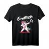 Kinder T-Shirt 'Endlich 4' mit Einhorn Motiv für Mädchen – Lustiges Geburtstagsoutfit zum 4. Geburtstag, perfekte Überraschung für Kindergeburtstag