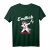 Kinder T-Shirt 'Endlich 4' mit Einhorn Motiv für Mädchen – Lustiges Geburtstagsoutfit zum 4. Geburtstag, perfekte Überraschung für Kindergeburtstag