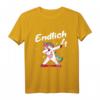 Kinder T-Shirt 'Endlich 4' mit Einhorn Motiv für Mädchen – Lustiges Geburtstagsoutfit zum 4. Geburtstag, perfekte Überraschung für Kindergeburtstag