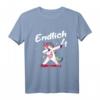 Kinder T-Shirt 'Endlich 4' mit Einhorn Motiv für Mädchen – Lustiges Geburtstagsoutfit zum 4. Geburtstag, perfekte Überraschung für Kindergeburtstag
