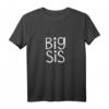 Big sis Ältere Schwester Mädchen T-Shirt – Perfekt für Familienfotos, Feiertage & Geburtstagsankündigungen