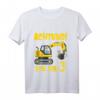Kinder Achtung ich bin 3 Jahre alt Bagger T-Shirt – Perfekt zum 3. Geburtstag für Jungen mit Baustellen-Motiv