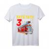 Kinder Feuerwehr T-Shirt zum 3. Geburtstag – Cooles Feuerwehrauto Design für kleine Feuerwehrfans
