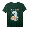 Kinder 3. Geburtstag Meerjungfrau Nixe Mädchen T-Shirt - Süßes, cooles Design für Partys & Geburtstagsfeiern