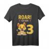 Kinder 3. Geburtstag Löwe T-Shirt - Lustiges Geschenk für Jungen zum 3. Geburtstag, perfekt für Tierliebhaber & Geburtstagsfeiern