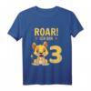 Kinder 3. Geburtstag Löwe T-Shirt - Lustiges Geschenk für Jungen zum 3. Geburtstag, perfekt für Tierliebhaber & Geburtstagsfeiern