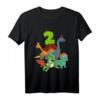 Kinder Dinos T-Shirt für 2 Jahre Jungen - Tyrannosaurus Rex Geburtstagsgeschenk & Dinos Party Outfit