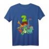 Kinder Dinos T-Shirt für 2 Jahre Jungen - Tyrannosaurus Rex Geburtstagsgeschenk & Dinos Party Outfit