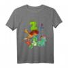 Kinder Dinos T-Shirt für 2 Jahre Jungen - Tyrannosaurus Rex Geburtstagsgeschenk & Dinos Party Outfit