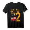 Kinder 2. Geburtstag T-Shirt - Lustiges Zug Motiv für Jungen und Mädchen zum Geburtstag & Party