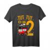 Kinder 2. Geburtstag T-Shirt - Lustiges Zug Motiv für Jungen und Mädchen zum Geburtstag & Party