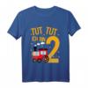Kinder 2. Geburtstag T-Shirt - Lustiges Zug Motiv für Jungen und Mädchen zum Geburtstag & Party