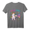 Kinder 4. Geburtstag Mädchen - Ich bin 4 Jahre alt Party Einhorn T-Shirt für Kindergeburtstag & Kita