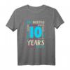 10. Geburtstag Kinder Geschenk T-Shirt für Jungen und Mädchen – Perfekt für die Feier und zum Gratulieren
