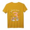 Kinder 40 Geburtstag 2017 geboren T-Shirt – Niedliches Geburtstags-Shirt mit Schmetterlingen & Regenbogen für Zweijährige Mädchen