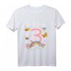 Kinder 40 Geburtstag 2017 geboren T-Shirt – Niedliches Geburtstags-Shirt mit Schmetterlingen & Regenbogen für Zweijährige Mädchen