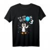 Kinder Geburtstagsshirt für 3 Jahre Mädchen & Jungen - Niedliches Tier- und Pinguinmotiv für den besonderen Tag