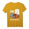 Kinder Rennauto T-Shirt für den 8. Geburtstag – Perfektes Party Design für Jungen mit Rennauto Thema