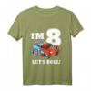 Kinder Rennauto T-Shirt für den 8. Geburtstag – Perfektes Party Design für Jungen mit Rennauto Thema