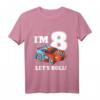 Kinder Rennauto T-Shirt für den 8. Geburtstag – Perfektes Party Design für Jungen mit Rennauto Thema