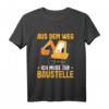 Kinder Bagger T-Shirt Jungen - Süßes Baustellen Shirt für Baggerfans, Kindergarten & Geburtstag geschenk