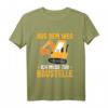 Kinder Bagger T-Shirt Jungen - Süßes Baustellen Shirt für Baggerfans, Kindergarten & Geburtstag geschenk