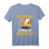 Kinder Bagger T-Shirt Jungen - Süßes Baustellen Shirt für Baggerfans, Kindergarten & Geburtstag geschenk
