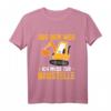 Kinder Bagger T-Shirt Jungen - Süßes Baustellen Shirt für Baggerfans, Kindergarten & Geburtstag geschenk