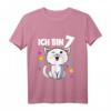 Ich bin 7 Jahre alt Katze T-Shirt für Mädchen - Perfektes Geburtstagsgeschenk zum Kindergeburtstag & Feier