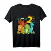 Kinder Dinosaurier T-Shirt zum 2. Geburtstag – Lustiges Dino Geschenk für Jungen & Dino Party Accessoire