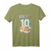 10. Geburtstag Meerjungfrau Nixe Mädchen T-Shirt - Süßes und Cooles Design für Partys & Geburtstage von Meerjungfrau-Liebhabern