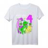 Kinder 4 Jahre alt Junge Dinosaurier Geburtstag Party T-Shirt - Lustiges Dino Motiv Geschenk für Geburtstagskind & Dinosaurier-Liebhaber