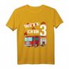 Kinder TaTüTaTa! Ich bin 3 Jahre alt - Feuerwehr Geburtstagsshirt für Jungs mit Feuerwehrauto und Löschwagen