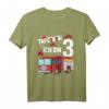 Kinder TaTüTaTa! Ich bin 3 Jahre alt - Feuerwehr Geburtstagsshirt für Jungs mit Feuerwehrauto und Löschwagen