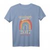 Kinder Vintage Regenbogen 2017 T-Shirt – Lustiges 6. Geburtstag Geschenk für Mädchen und Jungen, Limitierte Edition mit 'Awesome Since 2017' Design