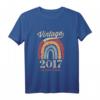 Kinder Vintage Regenbogen 2017 T-Shirt – Lustiges 6. Geburtstag Geschenk für Mädchen und Jungen, Limitierte Edition mit 'Awesome Since 2017' Design