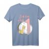 Kinder Mädchen Ich bin 1 Jahre alt Giraffe T-Shirt – Perfektes Geburtstagsoutfit für das erste Jahr, mit niedlichem Giraffen-Motiv und Mond