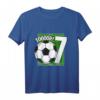 Kinder Fußball T-Shirt für 7-Jährige – Perfektes Geburtstagsgeschenk für junge Fußballfans und -spieler