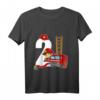 Kinder Feuerwehr T-Shirt für 2 Jahre Alt - Perfektes Geburtstagsgeschenk mit Feuerwehrauto, Feuerwehrmann und Schlauch