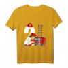 Kinder Feuerwehr T-Shirt für 2 Jahre Alt - Perfektes Geburtstagsgeschenk mit Feuerwehrauto, Feuerwehrmann und Schlauch