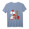 Kinder Feuerwehr T-Shirt für 2 Jahre Alt - Perfektes Geburtstagsgeschenk mit Feuerwehrauto, Feuerwehrmann und Schlauch