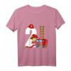 Kinder Feuerwehr T-Shirt für 2 Jahre Alt - Perfektes Geburtstagsgeschenk mit Feuerwehrauto, Feuerwehrmann und Schlauch